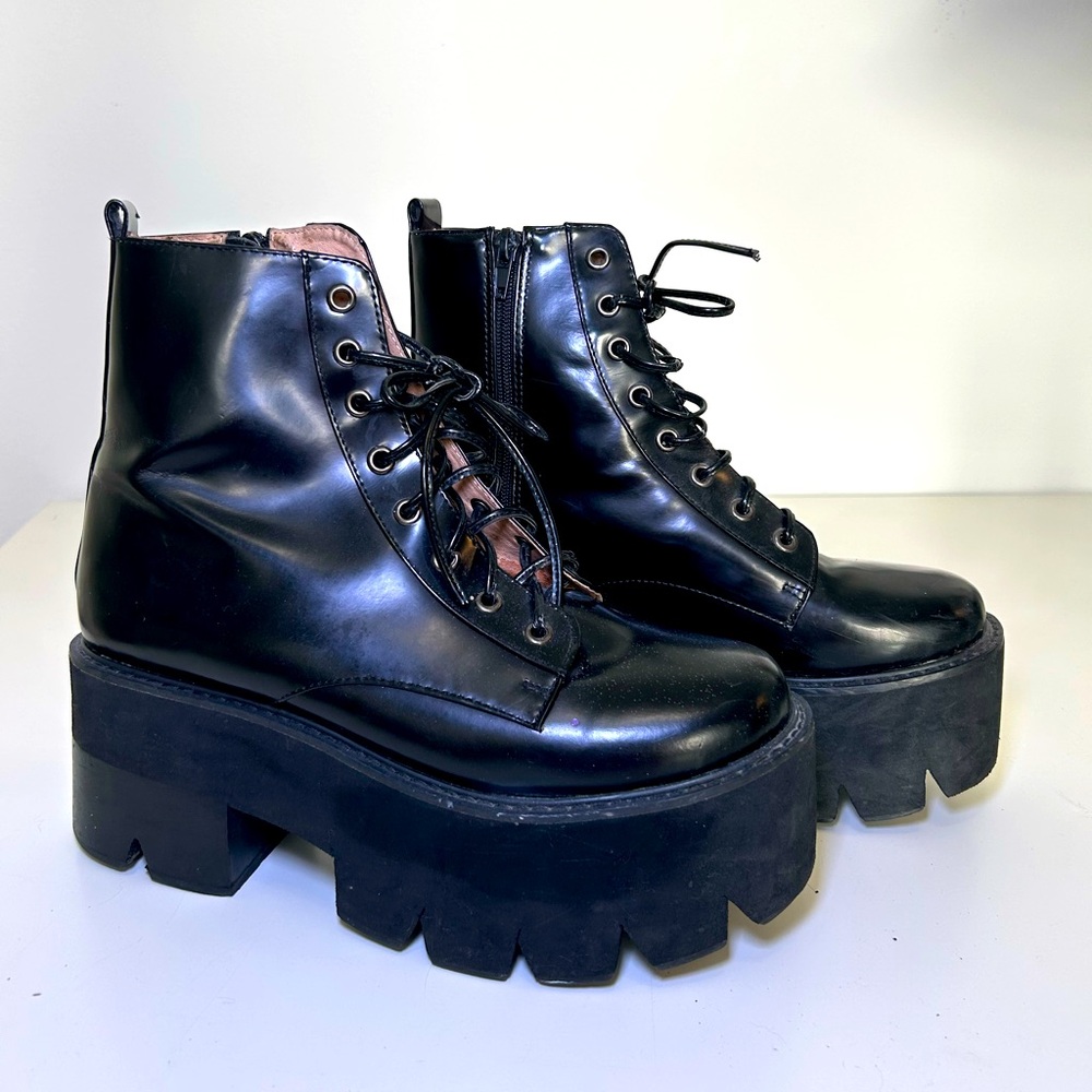 Jeffrey Campbell Platform Combat Boots